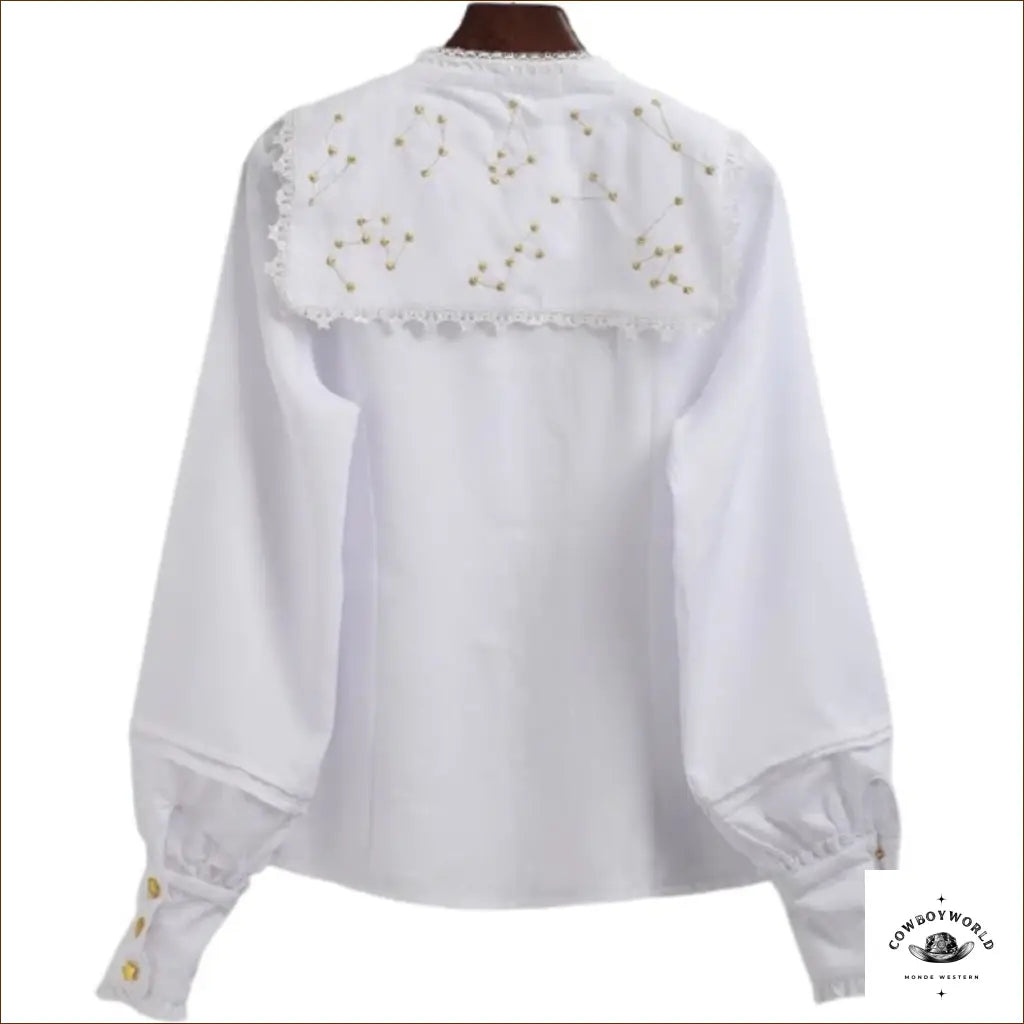 Chemise Blanche Western Femme