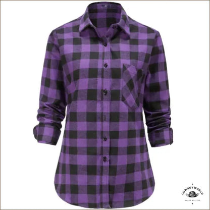 Chemise Carreaux Country Femme