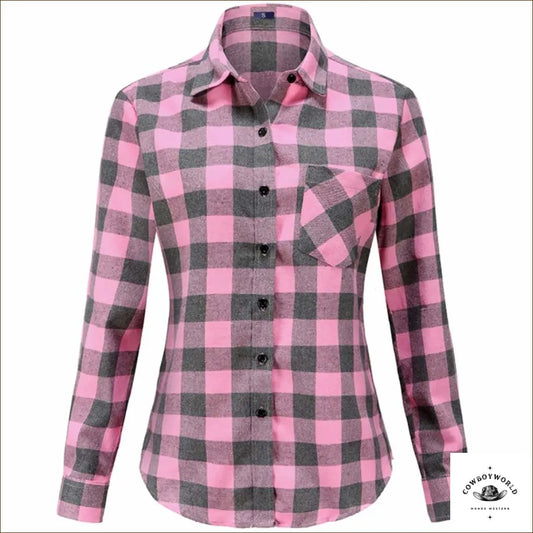Chemise Country Femme Manches Longues