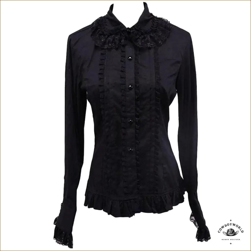 Chemise Country Femme Noire
