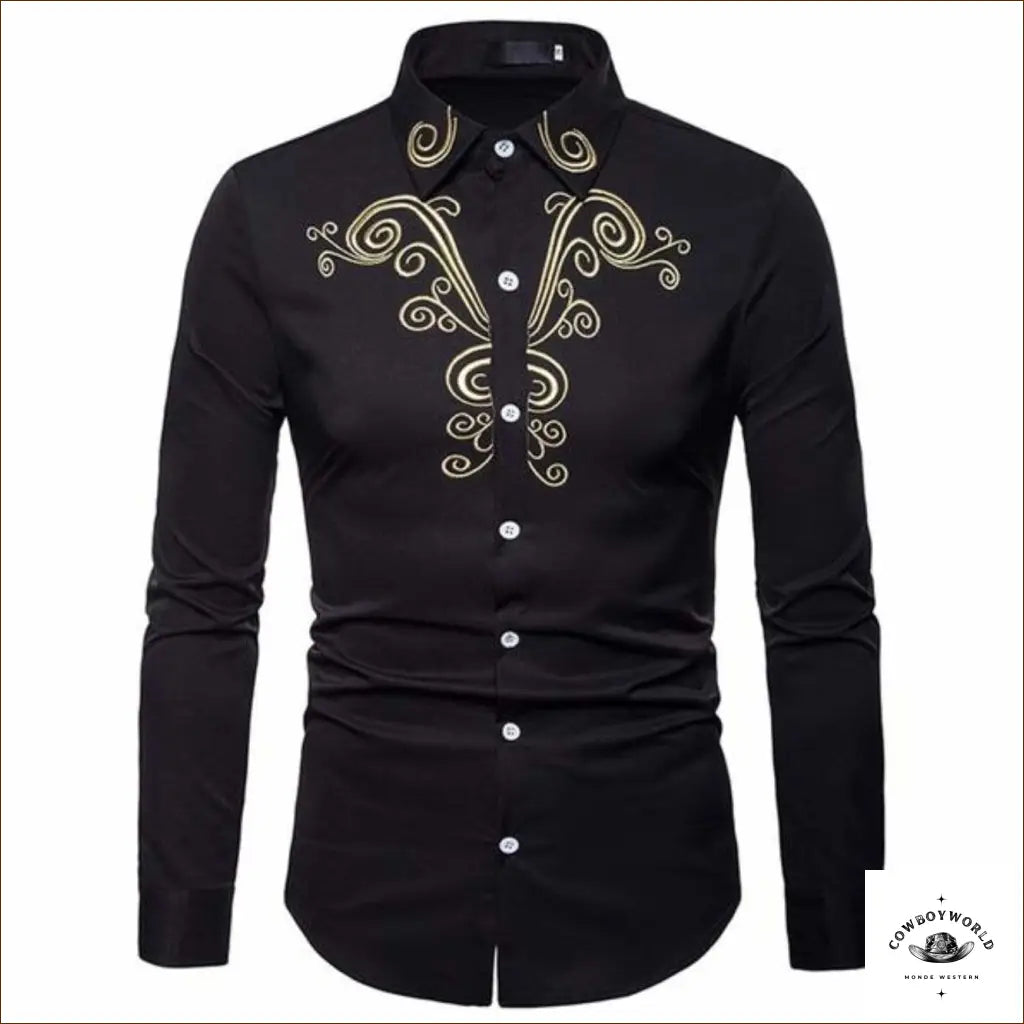 Chemise de Cowboy Noire