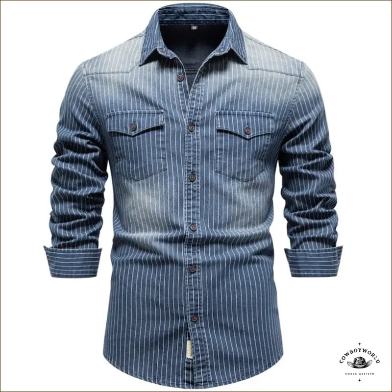 Chemise de Cowboy Vintage Pour Homme