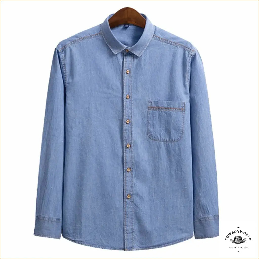 Chemise de Western en Denim