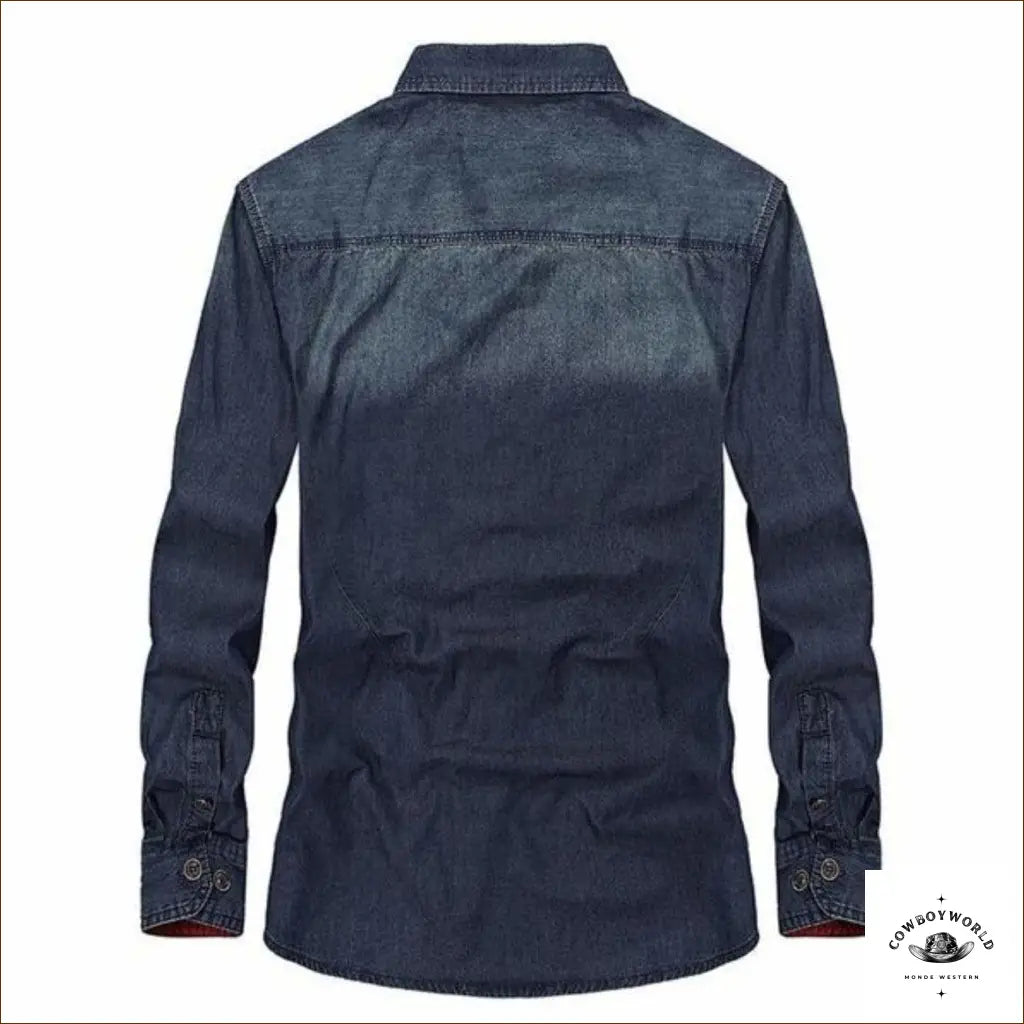 Chemise de Western en Jean Homme