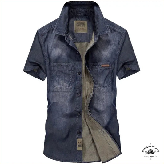 Chemise en Jean Homme Western