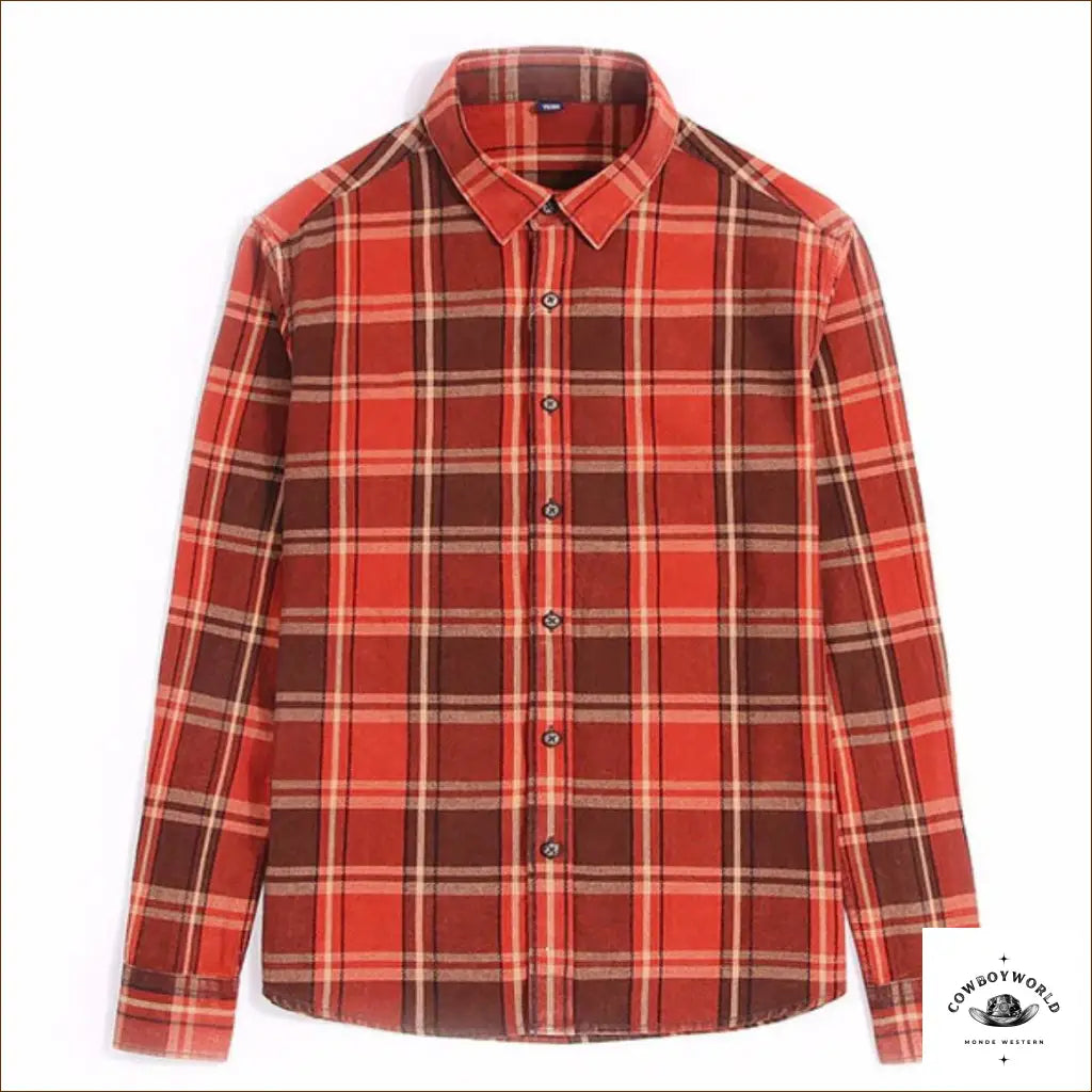 Chemise Western Rouge Homme