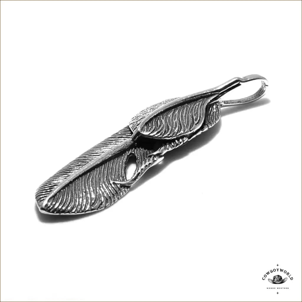 Collier Plume (Argent)