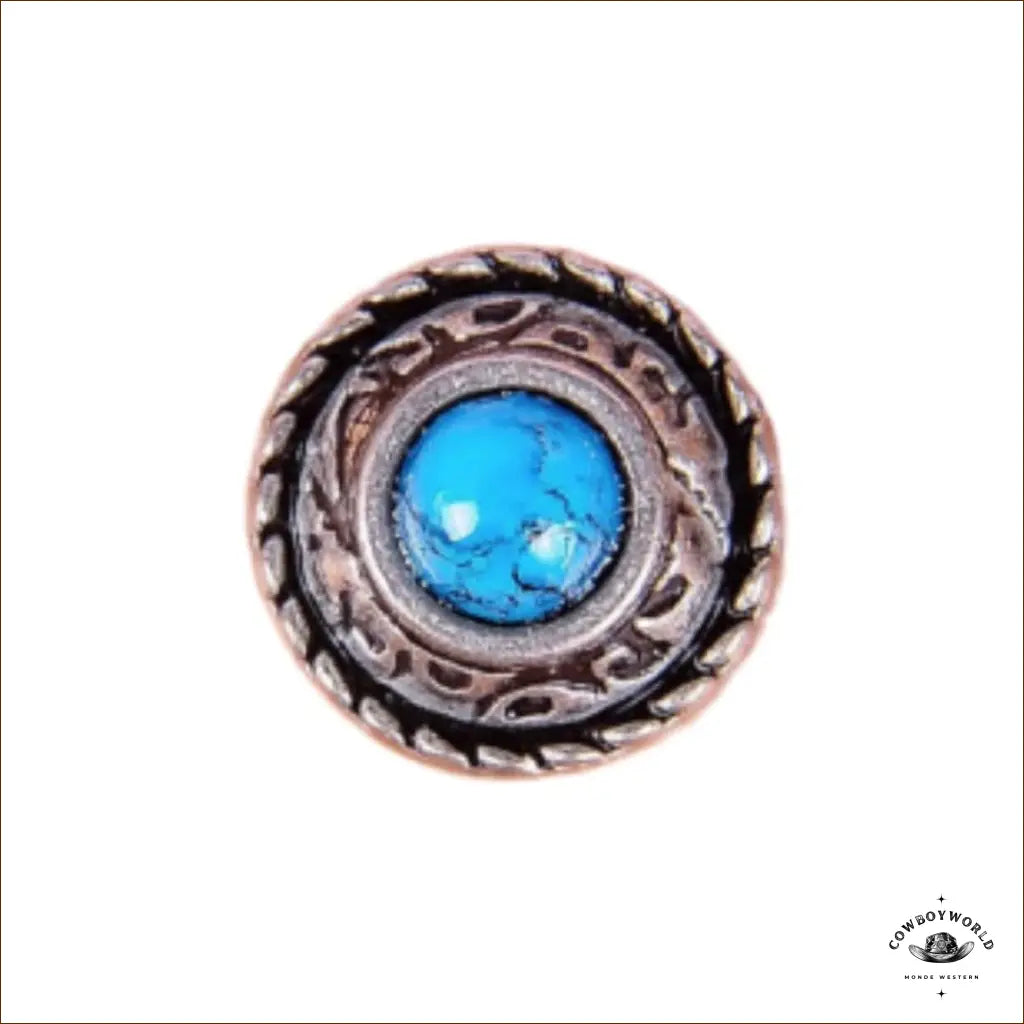 Conchos Perle Turquoise (10 pièces)
