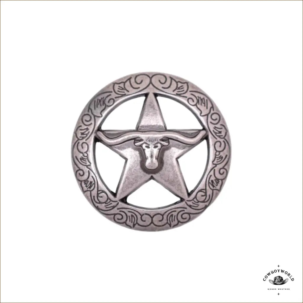 Conchos Star Buffalo (6 pièces)