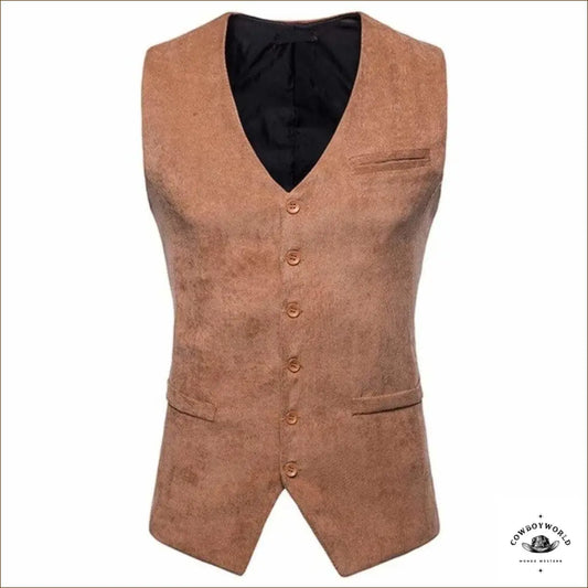 Gilet Sans Manches Homme Style Western