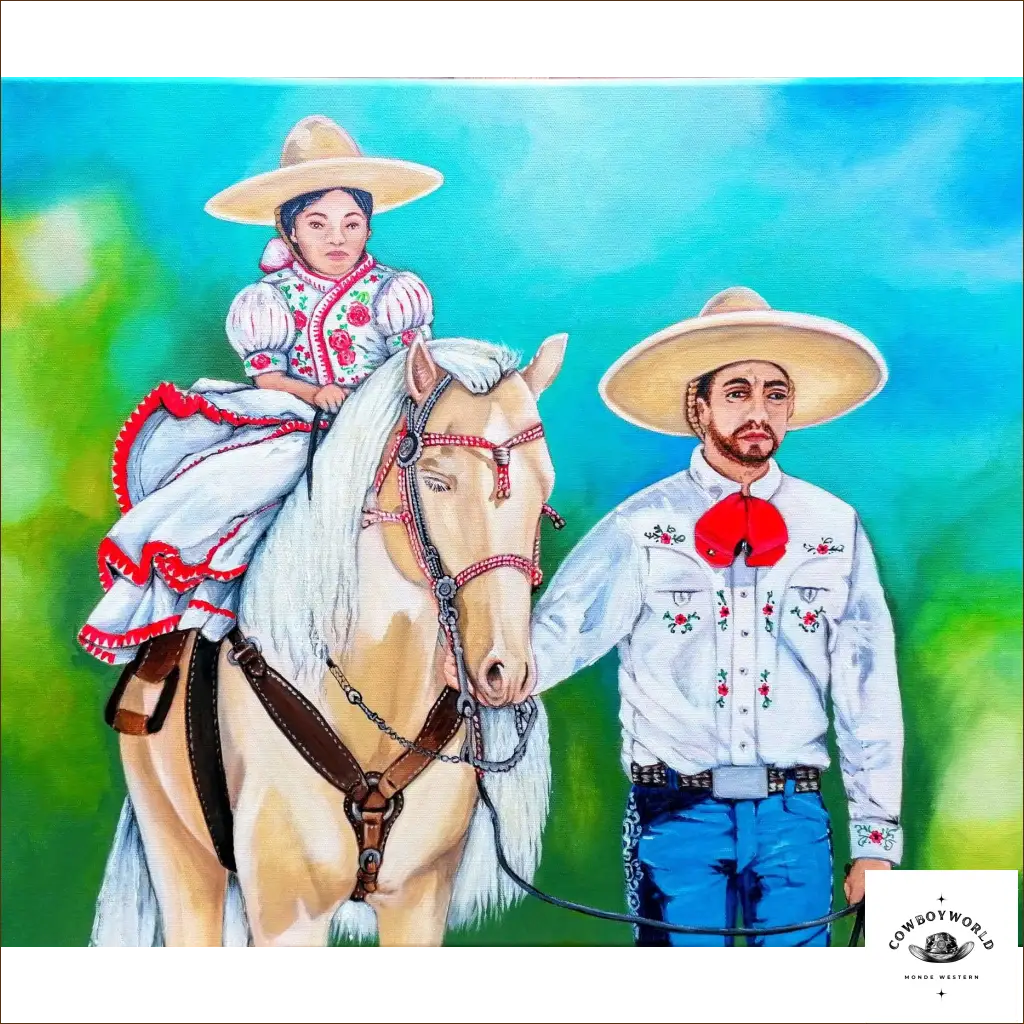 Peinture Western Charra Mexicana