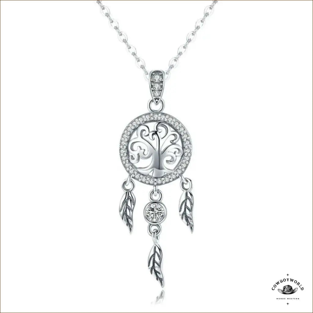 Pendentif Attrape-Rêves Bijou (Argent)