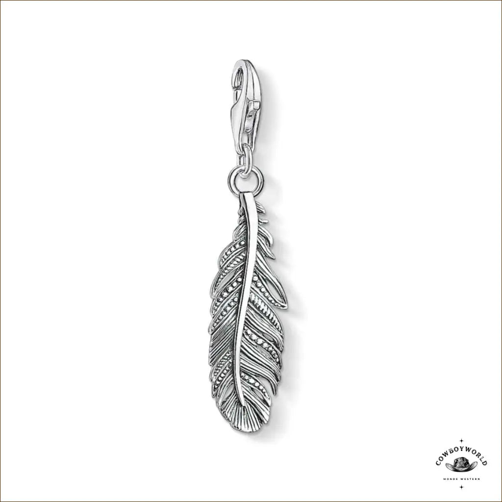 Pendentif Avec Plume (Argent)