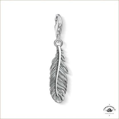 Pendentif Avec Plume (Argent)