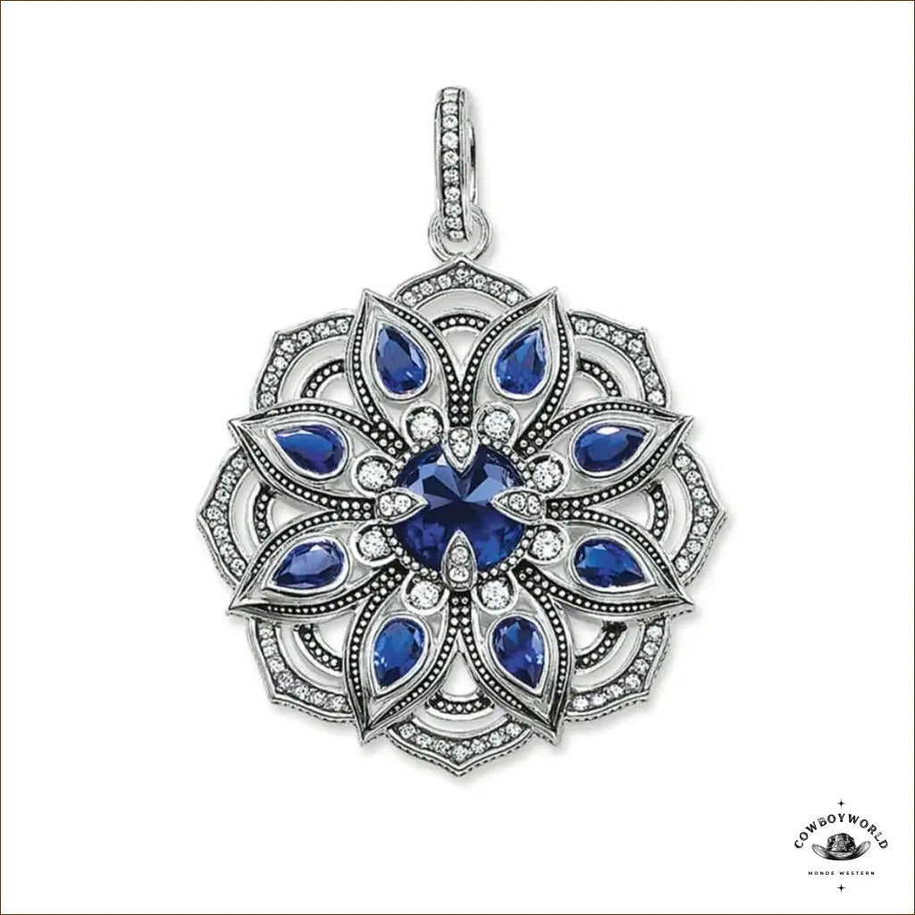 Pendentif Fleur de Lotus (Argent)