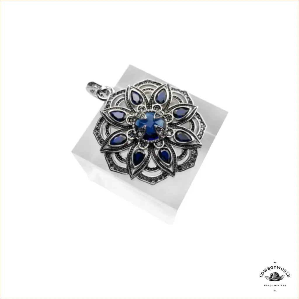 Pendentif Fleur de Lotus (Argent)