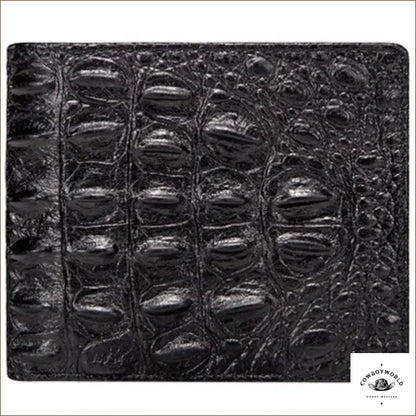 Portefeuille Western Effet Croco