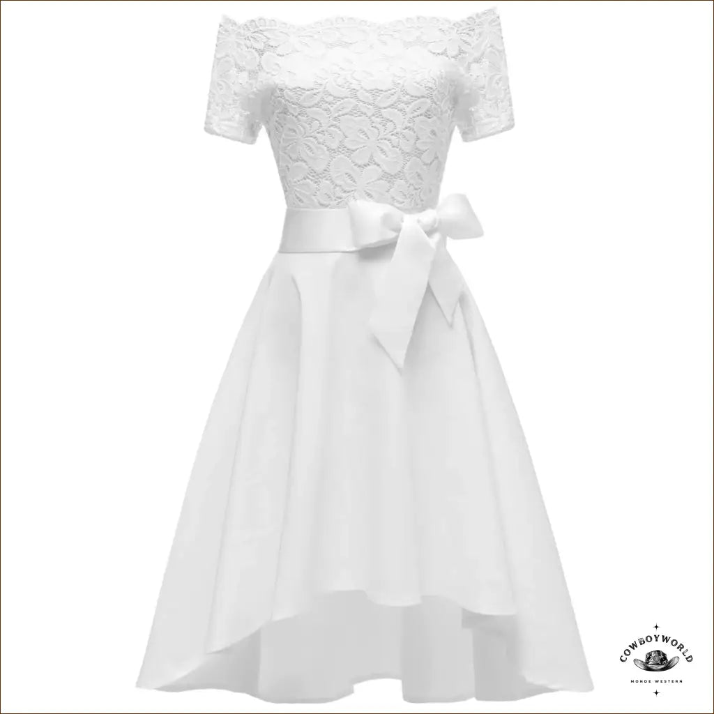 Robe Blanche Cowboy