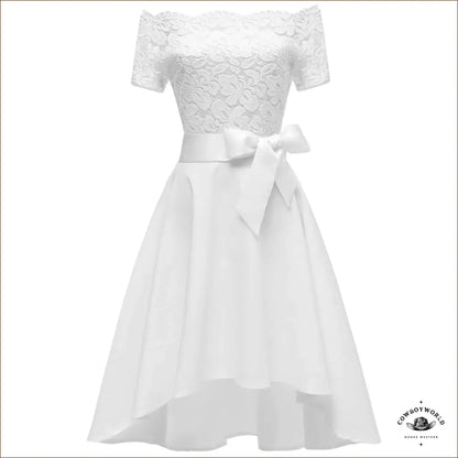 Robe Blanche Cowboy