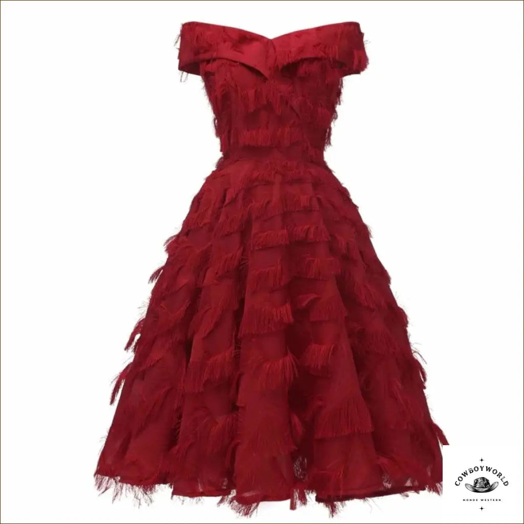 Robe Longue Western Froufrou