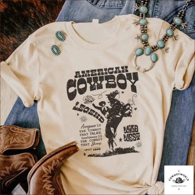 T-Shirt Cowboy Americain Cowboy