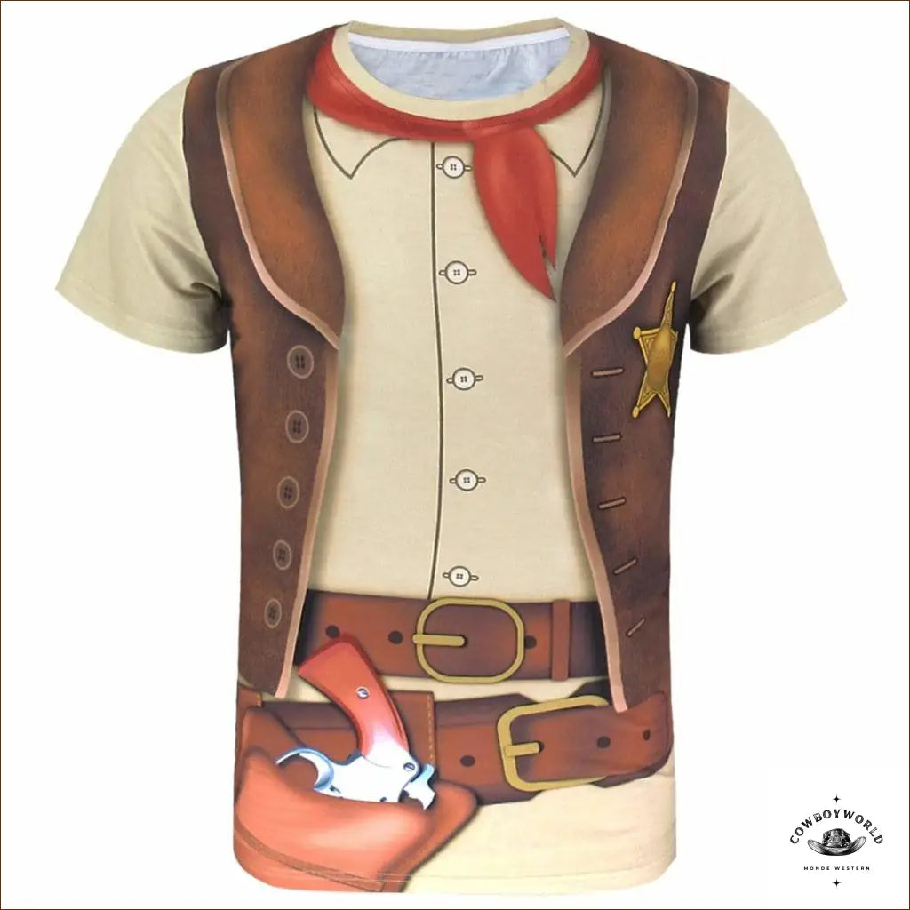 T-Shirt Déguisement Cowboy