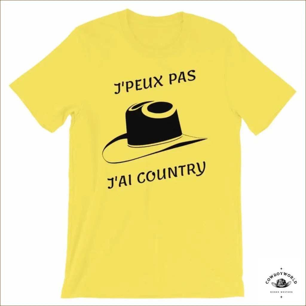 T-Shirt J’Peux Pas J’ai Country