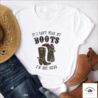 T-Shirt Western Boots