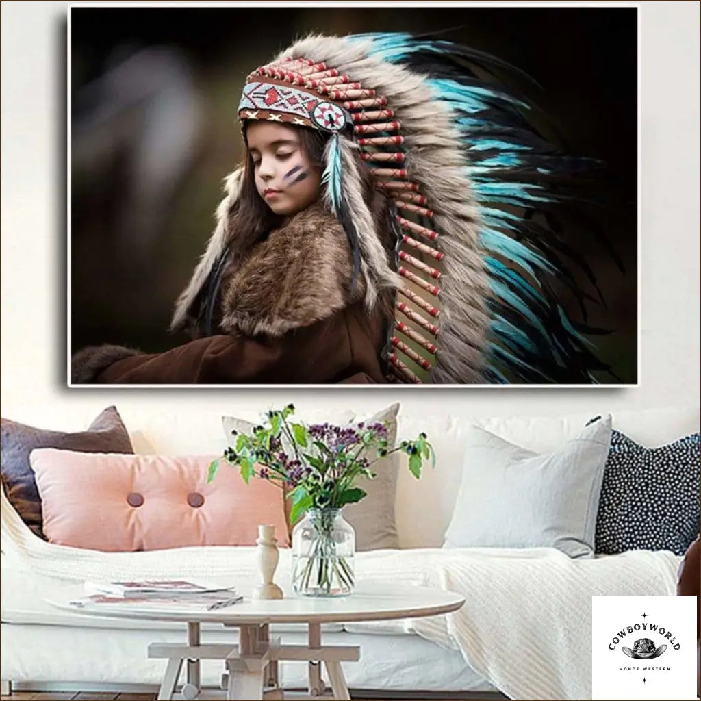 Tableau Fille Apache