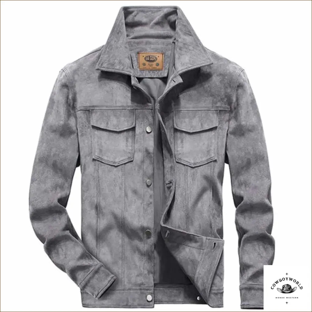 Veste de Cowboy Marron Homme