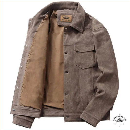 Veste de Cowboy Marron Homme