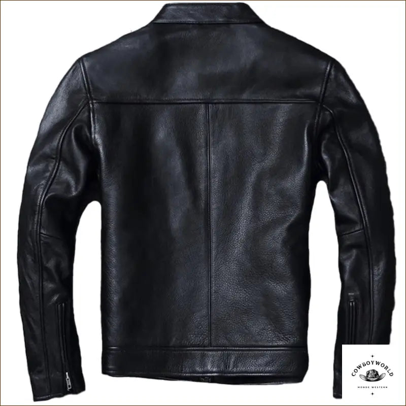 Veste en Cuir Cowboy Homme