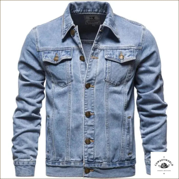 Veste En Jean Coupe Western Homme