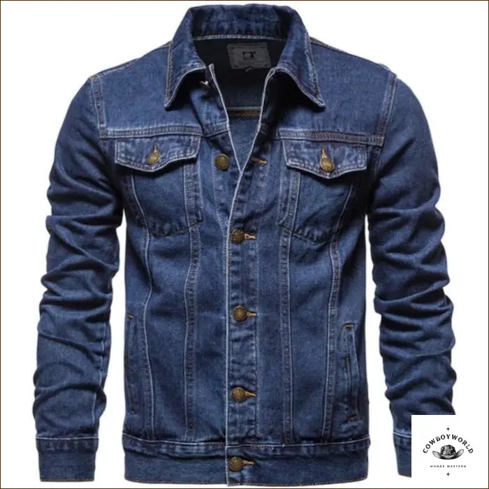 Veste En Jean Coupe Western Homme