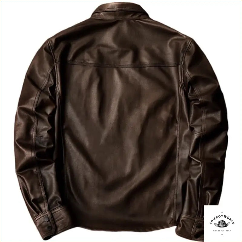 Veste Homme Style Cowboy Marron