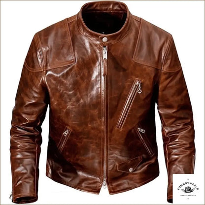 Veste Western Chocolat Homme