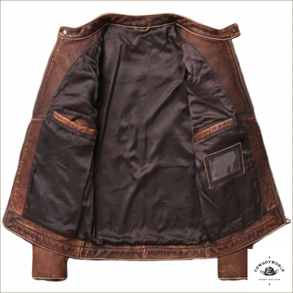 Veste Western en Cuir