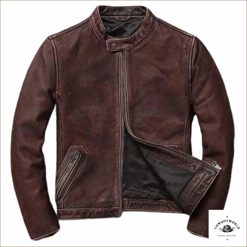 Veste Western en Cuir