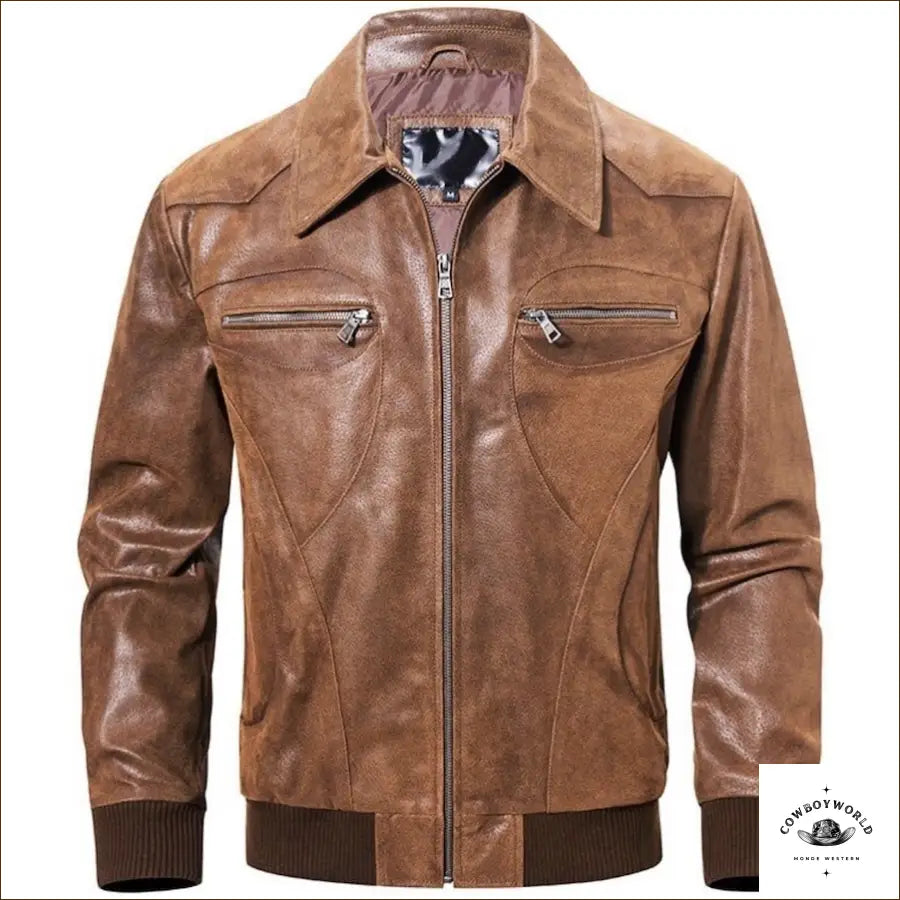 Veste Western Marron