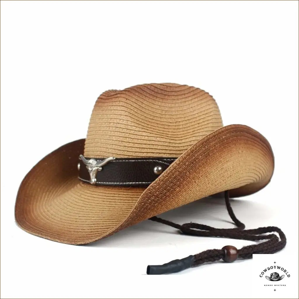 Chapeau Country En Paille