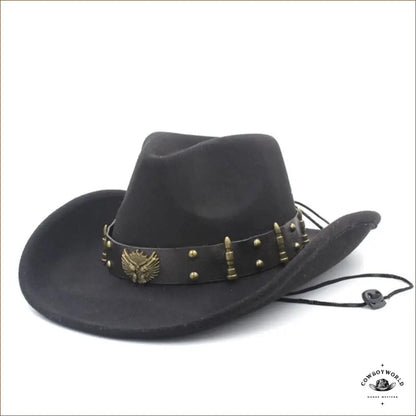 Chapeau Country Noir Western Fashion