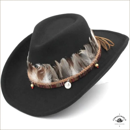 Chapeau Country Plume