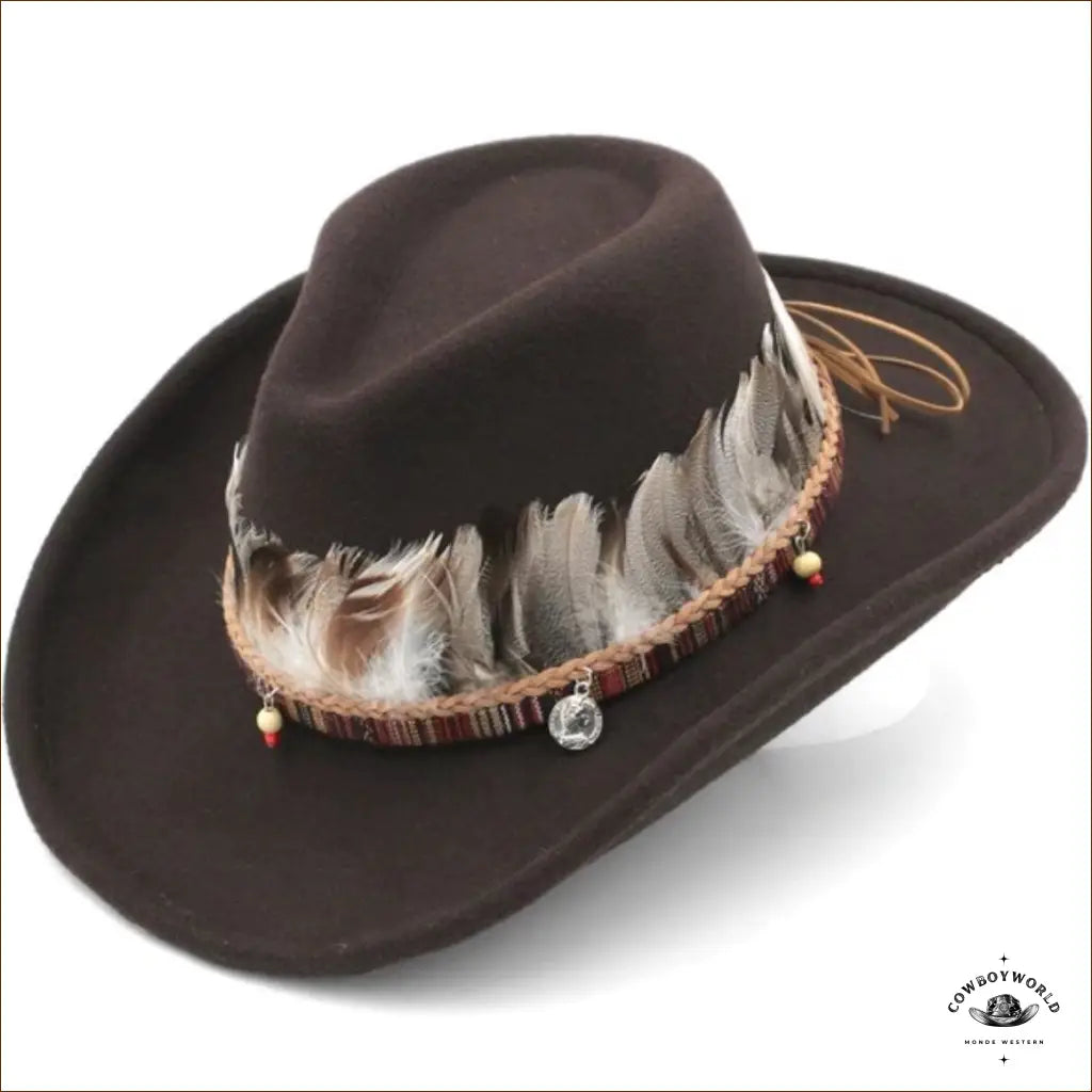 Chapeau Country Plume