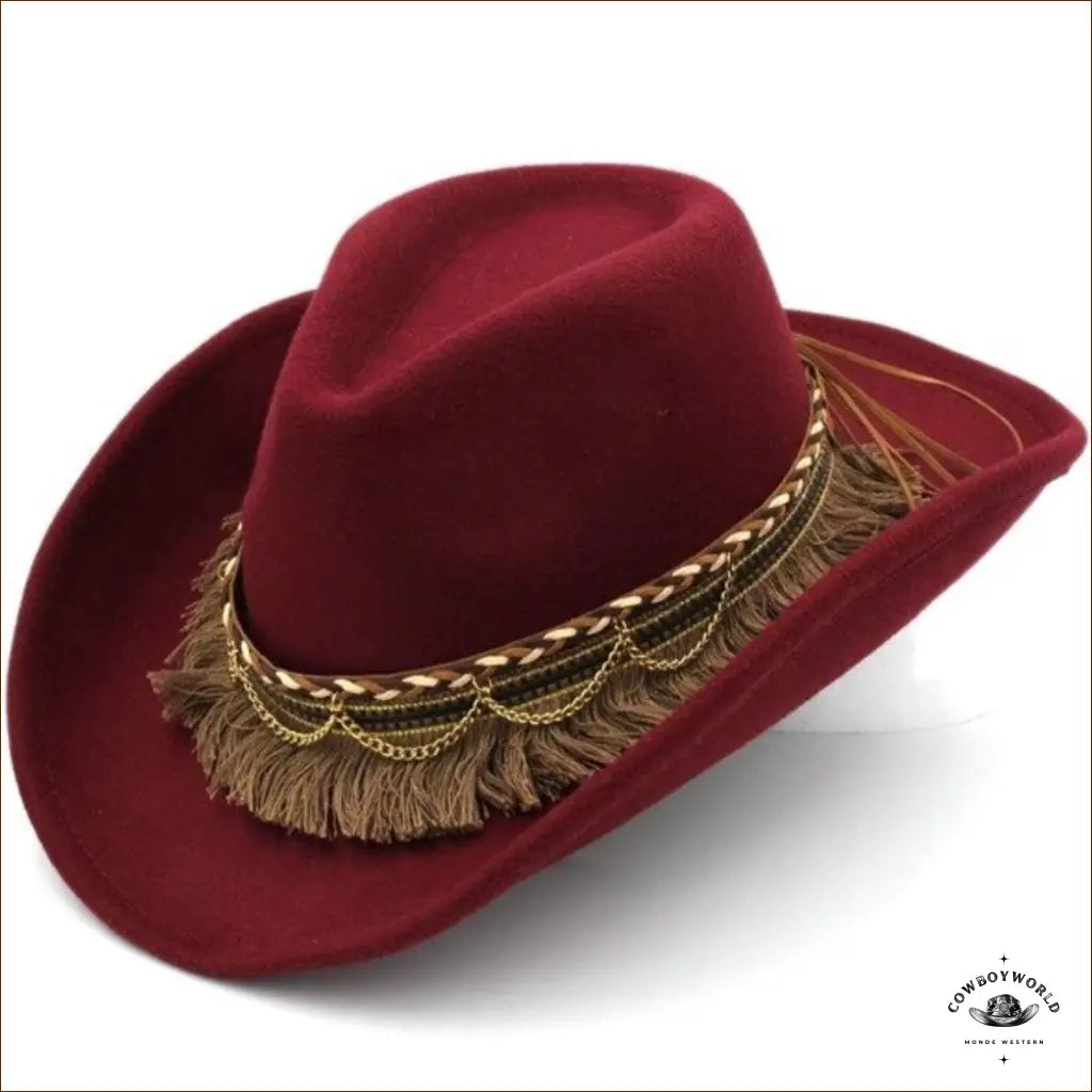 Chapeau de Cowboy Femme Fantaisie