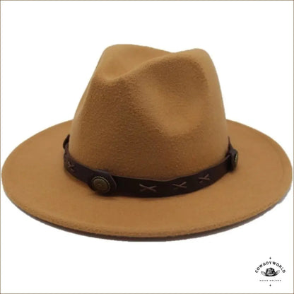 Chapeau de Cowboy Feutre Marron