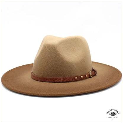Chapeau de Cowboy Marron Femme