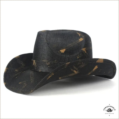 Chapeau de Cowboy Paille Noir