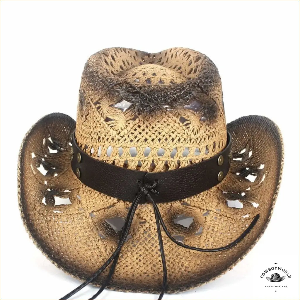 Chapeau de Paille Western Femme