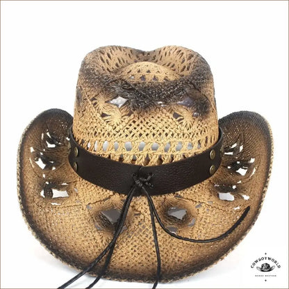 Chapeau de Paille Western Femme