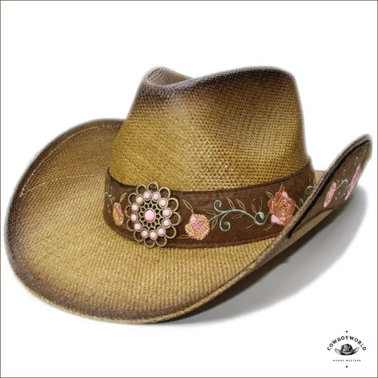 Chapeau de Western en Paille Femme